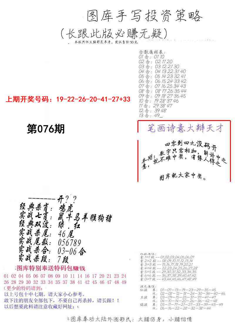 076期手写投资策略[图]