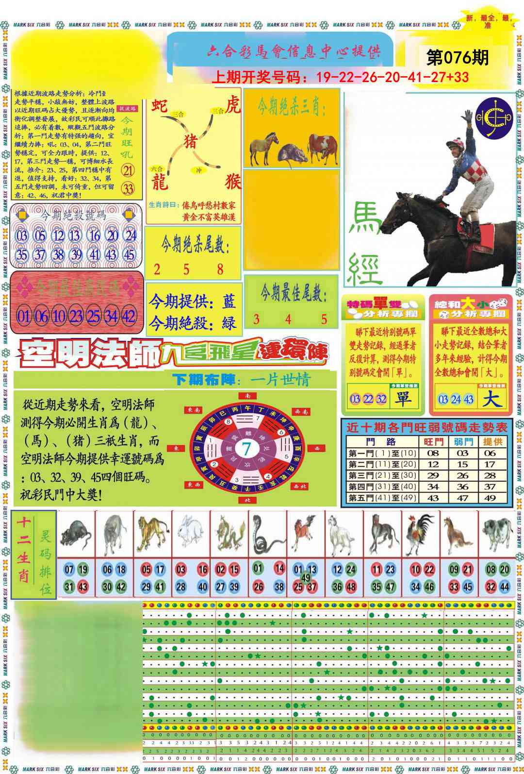 076期九龍马经A(推荐)[图]